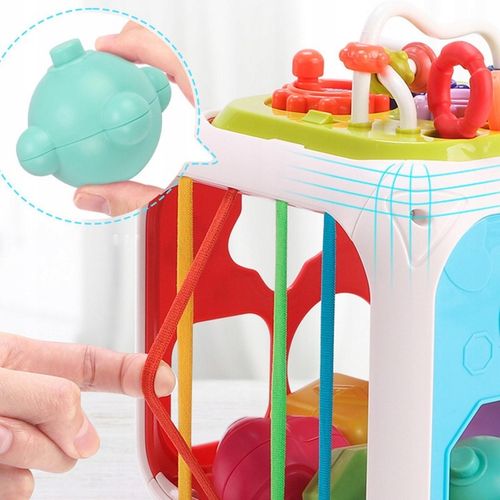 Kostka edukacyjna cymbałki kształty sorter 7w1 na Arena.pl