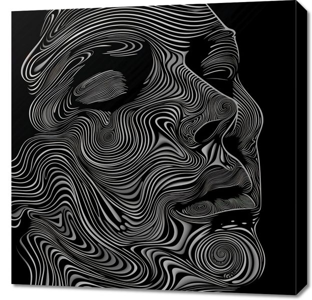 Obraz 70x70cm Rysy i Zarysy zdjęcie 1