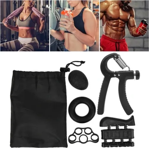 Ściskacz do Rąk Dłoni Regulacja Duży Zestaw Ćwiczenie do Rąk 5w1 na Arena.pl