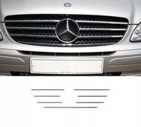 Mercedes Benz VITO VIANO W639 - Listwy CHROM na GRILL atrapę chromowane