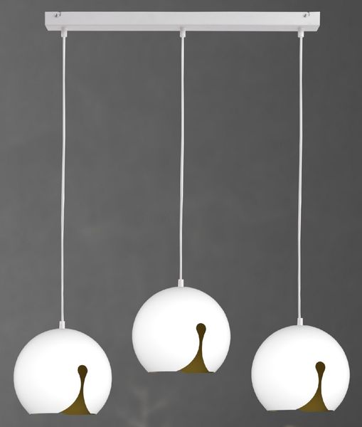 Lampa wisząca 3xE27 MALAGA WHITE zdjęcie 4