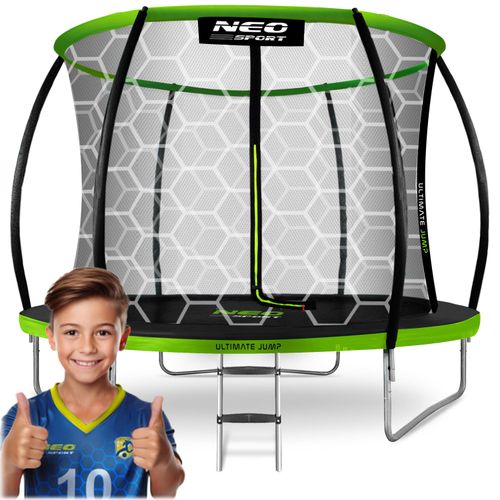 Trampolina ogrodowa profilowana 10ft/312cmz siatką wewnętrzną Neo-Sport na Arena.pl