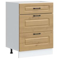 Szafka kuchenna dolna, Kalmar, dąb artisan