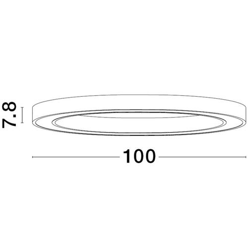 Plafon salonowy nad stół Milpa LE43279 LED 60W 3000K ściemniany czarny na Arena.pl