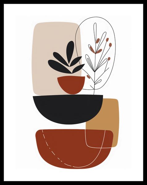 Plakat 30x40cm Botaniczna Abstrakcja zdjęcie 3