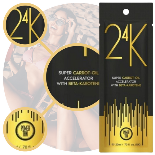 Power Tan 24K Przyspieszacz Do Opalania Z Olejem Marchwi 20ml na Arena.pl