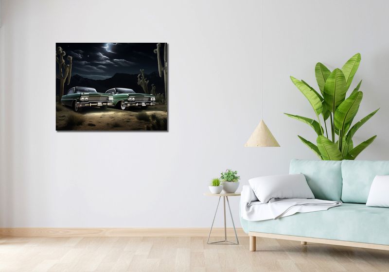 Obraz 90x70cm Nostalgiczne Spotkanie zdjęcie 2