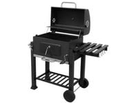 Grill węglowy LUND Deluxe na kółkach ruszt 57x37cm