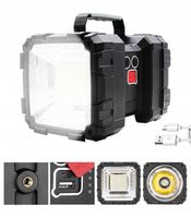 Latarka reflektor i szperacz Gordon 1200 lm LED