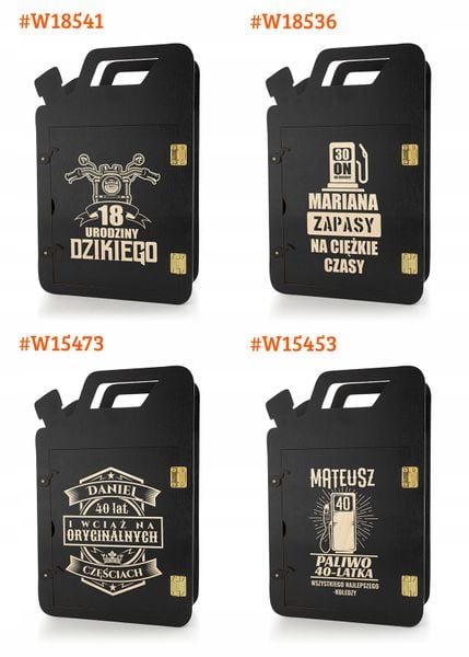 PREZENT NA URODZINY KANISTER BAREK 30 40 50 grawer zdjęcie 5