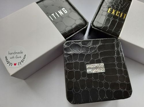 Spinki do mankietów koszul Exciting Srebrne Logo Honda w Etui Szkatułka na Arena.pl