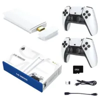 GRA 4K BEZPRZEWODOWA KONSOLA RETRO+2 PADY+20000GRY