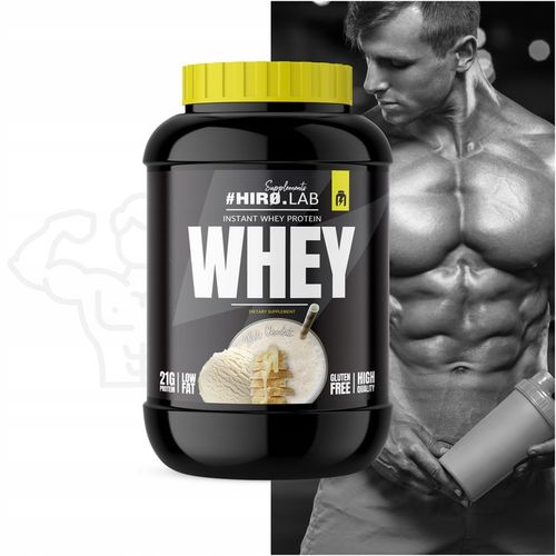 Białko koncentrat serwatkowe WPC 2000 g Instant Whey BIAŁA CZEKOLADA hiro na Arena.pl