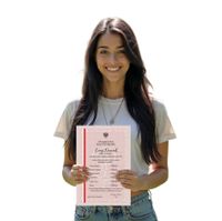 ŚWIADECTWO DYPLOM PREZENT NA WALENTYNKI UPOMINEK WALENTYNKOWY DLA NIEJ