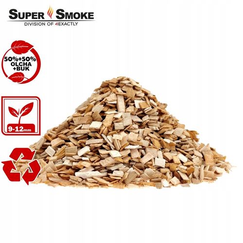 Zrębki Wędzarnicze Super Smoke OLCHA+BUK KL-10 (9-12mm) Large 10 na Arena.pl