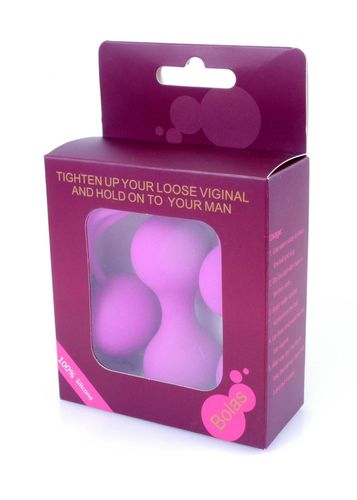 Kulki-Silicone Kegal Balls Set - Purple na Arena.pl