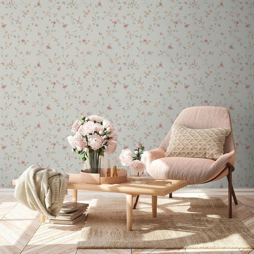 Tapeta STYL PROWANSALSKI deseń z kwiatków na Arena.pl
