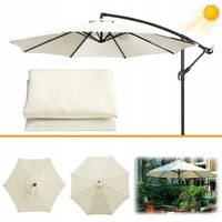 POSZYCIE NA PARASOL OGRODOWY 8 RAMION 300CM WYMIENNY OBICIE MATERIAŁ