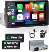RADIO SAMOCHODOWE Android 1 DIN BLUETOOTH USB AUX EKRAN DOTYKOWY 7" KAMERA