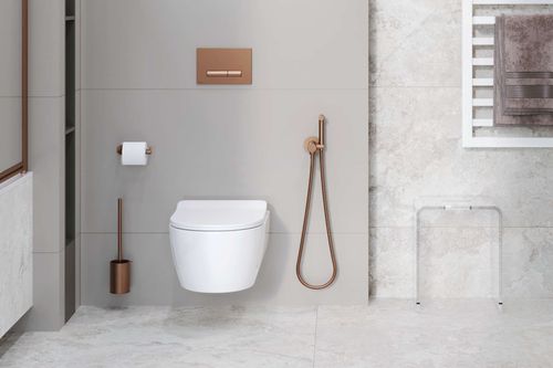 Wąż prysznicowy regular 150 cm, miedziany szczotkowany na Arena.pl