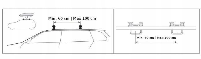 BAGAŻNIK DACHOWY BOX KUFER NA DACH HAKR MAGIC 450L 220x80x40 cm zdjęcie 7