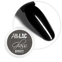 Pyłek lustrzany efekt do zdobień paznokci Glass Effect AlleLac Black Nr 12