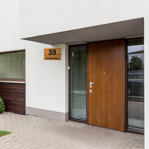 Tabliczka Tablica ADRESOWA ALUMINIOWA Numer domu DIBOND DUŻA na Arena.pl