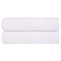 Ręczniki do rąk, 2 szt., białe, 50x100 cm, bawełna 100%