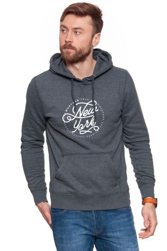 MUSTANG Basic Hoodie ANTHRA MELANGE 1006374 4151 M na Arena.pl
