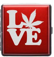 Papierośnica aluminiowa z grawerem PREZENT dla kolegi koleżanki