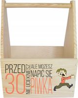 Prezent urodziny 18 30 40 50 NOSIDŁO skrzynka PIWO