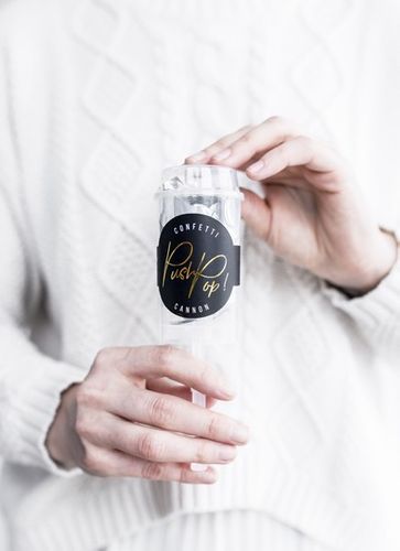 "Push pop konfetti, srebrny"_PDE na Arena.pl