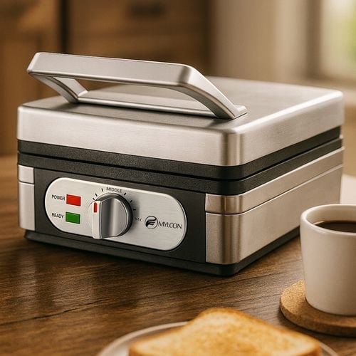 MOCNA GOFROWNICA MYLCON Z REGULACJĄ TEMPERATURY 2 DUŻE CHRUPIĄCE GOFRY na Arena.pl