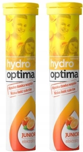 HYDROOPTIMA Junior Elektrolity 2 x 20 tabletek mus zdjęcie 1