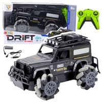 Samochód Terenowy Zdalnie Sterowany RC Obrót O 360° 1:12 Czarny