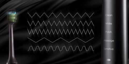 SZCZOTECZKA SONICZNA ELEKTRYCZNA DO ZĘBÓW VITAMMY SYMPHONY BLACK na Arena.pl