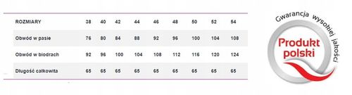 SPÓDNICA JEANS MIDI (38-54) KOLORY r.44 na Arena.pl