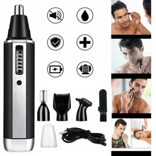 Maszynka trymer 4W1 DO WŁOSÓW BRODY nosa brwi KEMEI 4 nakładki na Arena.pl