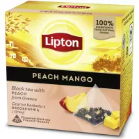 LIPTON 20 PIRAMIDEK BRZOSKWINIA MANGO 36G