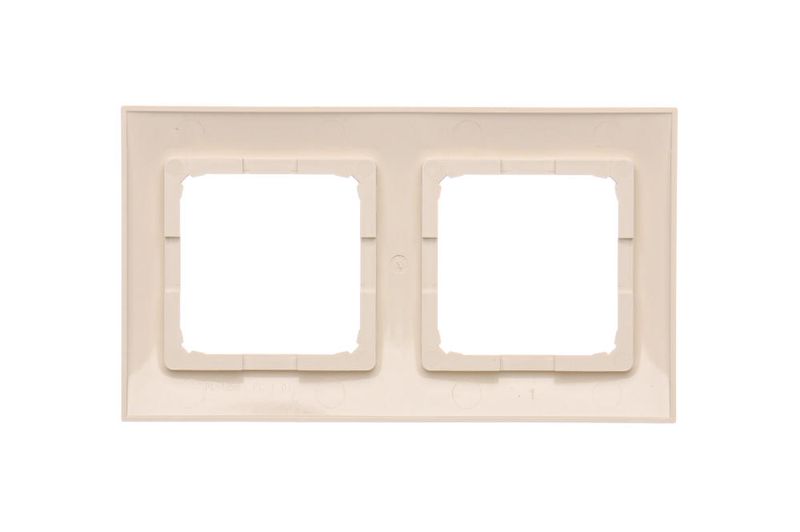 Simon54 Ramka 2- krotna DR2/41 beżowy zdjęcie 3