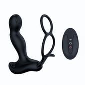 Wibrator-Silicone Massager 7 Function And Heating Function, Black