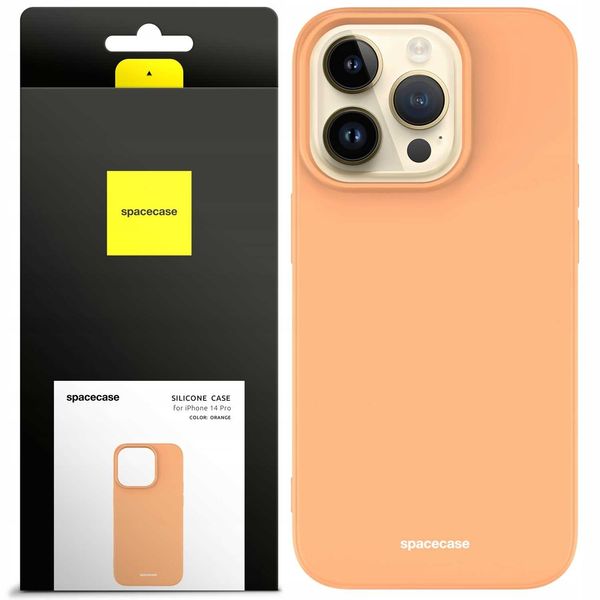 Spacecase Silicone Case Iphone 14 Pro Orange zdjęcie 1