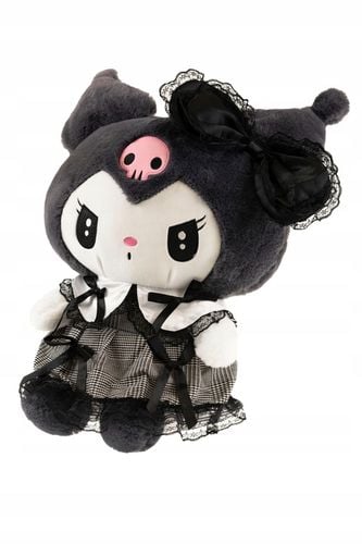 HELLO KITTY KUROMI MASKOTKA PLUSZAK ZABAWKA CZARNA SUKIENKA KOTEK 85 CM na Arena.pl