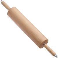 wałek do ciasta drewniany z łożyskami kulowymi śr. 90 x 667 mm