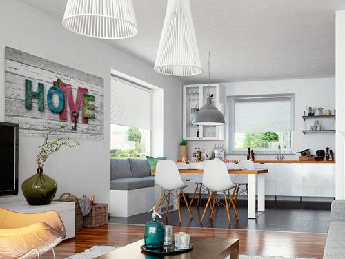 76301 Obraz na płótnie HOME KLUCZ STOKROTKI na Arena.pl