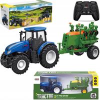 2 x ZDALNIE STEROWANY TRAKTOR Siewnik Pasowy Kukurydza Ciche KOŁA ŚW/DŹ MAT