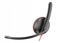 Słuchawki z mikrofonem Poly Blackwire 3225 Stereo USB-C + 3,5mm jack + adap