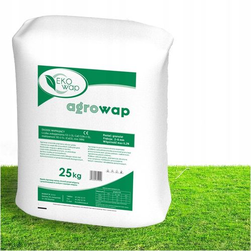 Wapno granulowane trawnik CaCO3 Ogród 25kg Bardzo Wydajne Nawóz na Arena.pl