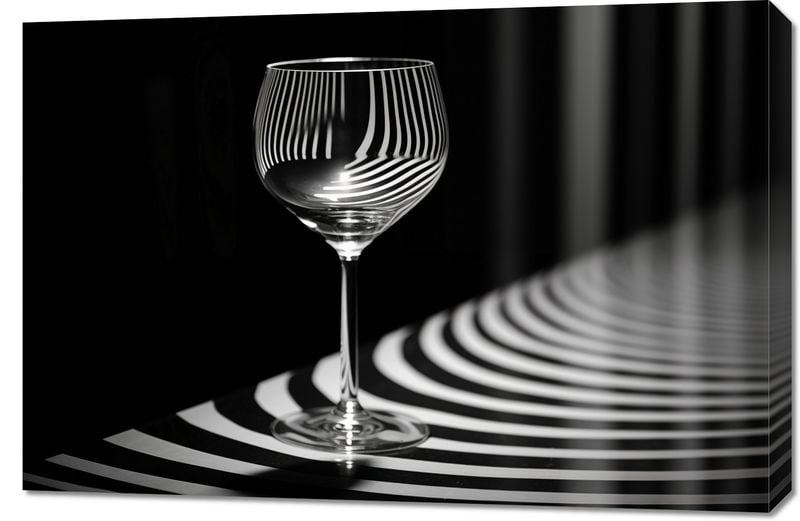 Obraz 90x60cm Refleksje nad Szkłem zdjęcie 1