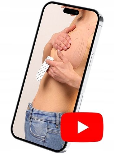 SHAPEIT. TAŚMA DO BIUSTU PODNOSZENIA BIUSTU TAPING PIERSI +INSTRUKCJA VIDEO na Arena.pl